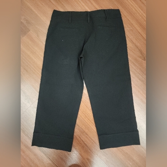 🌼BCX Womens Size 7 Career Cropped Capri Pants Black EUC - Picture 3 of 9
